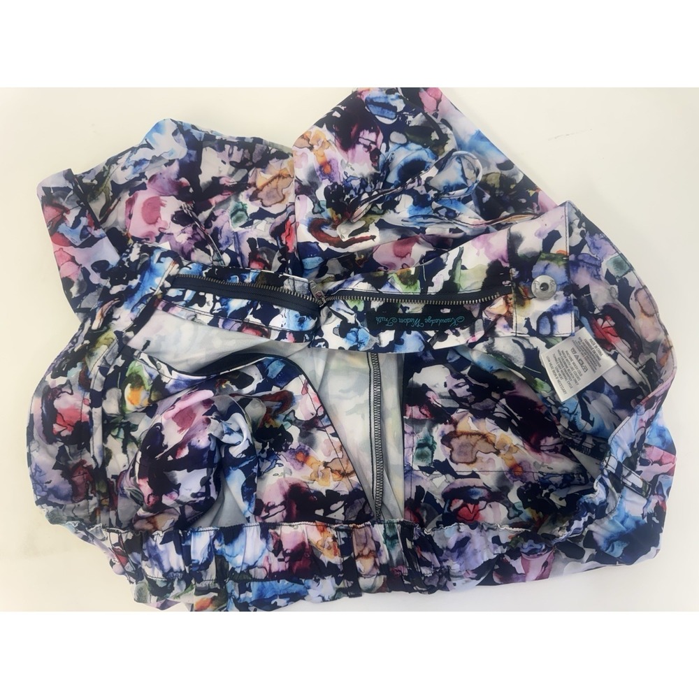 NWT Robert Graham Hughes Woven Shorts Multi Color Hybrid Board Shorts Sz 34 $158 - Picture 14 of 16